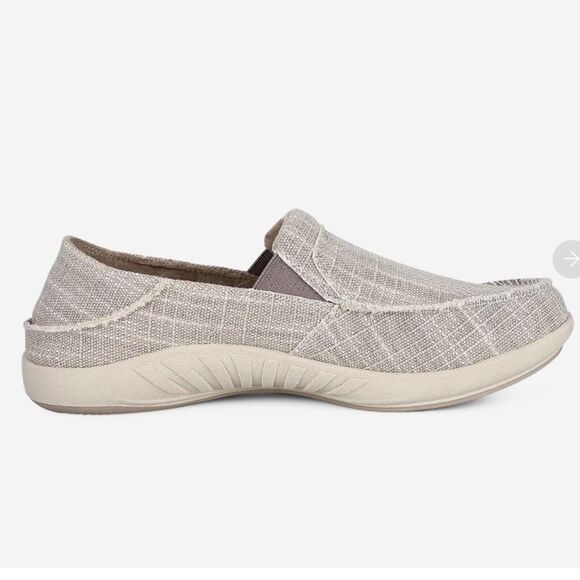 Gecko man Men's Supportive Pain Relief Slip-Ons, Beige, Size 10.5, NWT Display - Picture 1 of 10